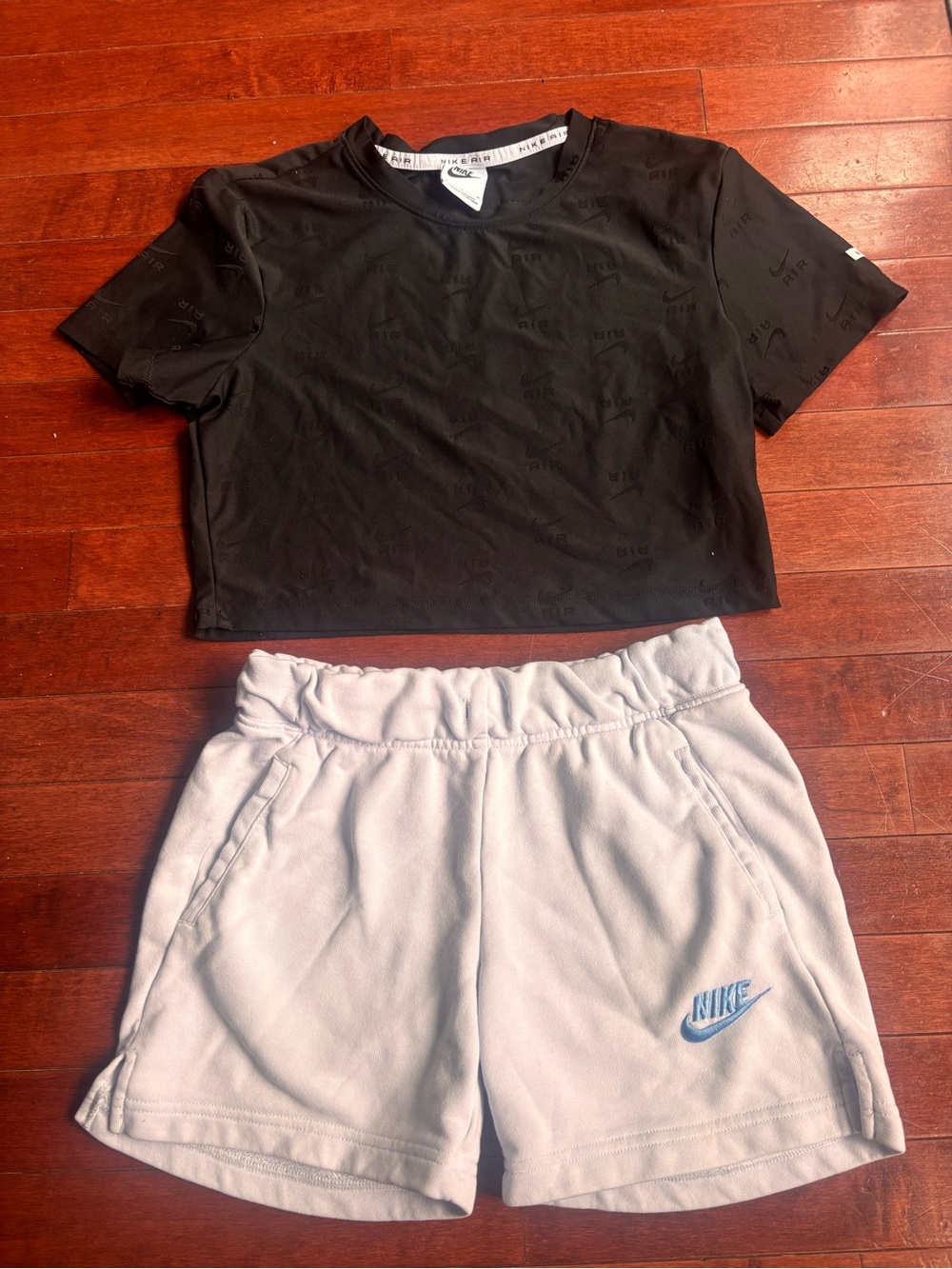 Nike Outfit-  Crop Tee & Nike Shorts Set- Like New